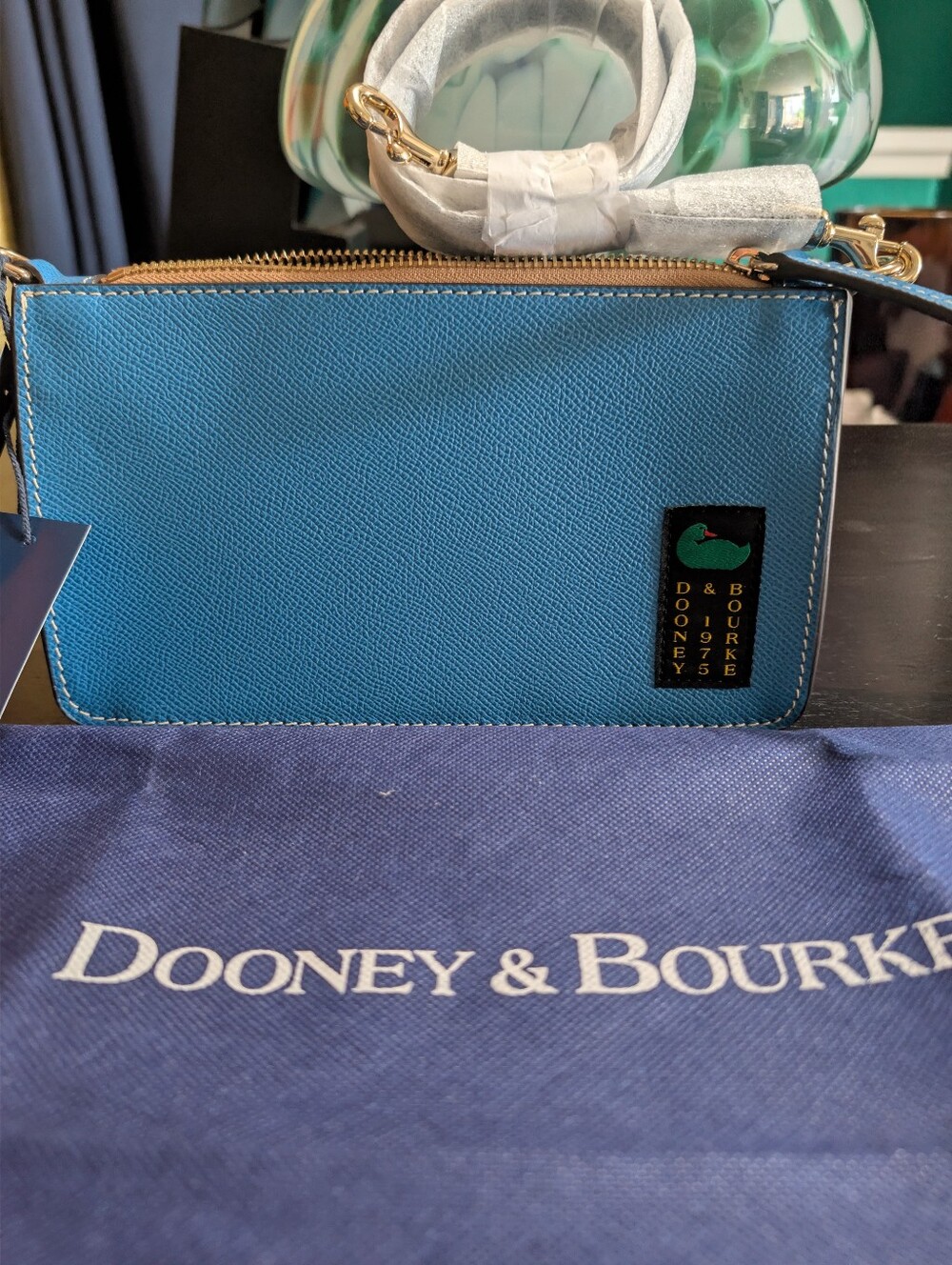 Dooney & Bourke Alpine Demi 20 Mediterranean Blue NWT